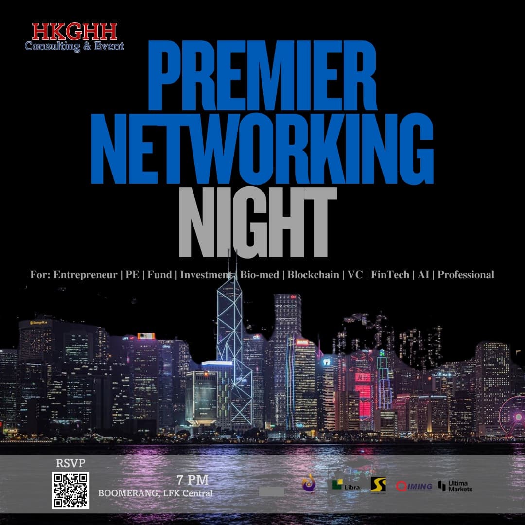 HKGHH Event: Premier Networking Night @ LKF 🌟 THEME: Hong Kong Web3 Festival 🌟