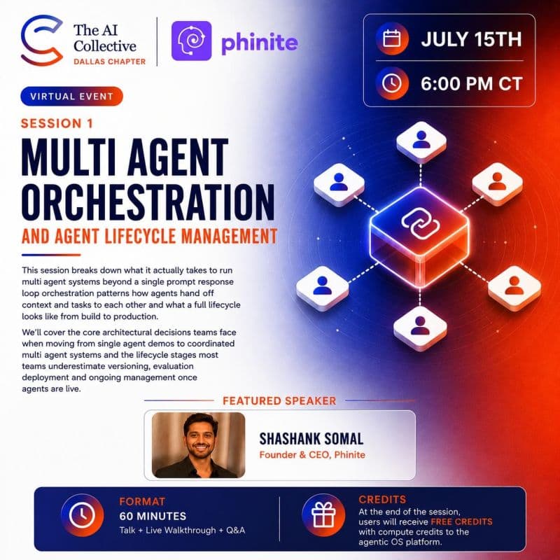 Agentic AI series: Multi Agent Orchestration - Phinite x AI Collective Dallas
