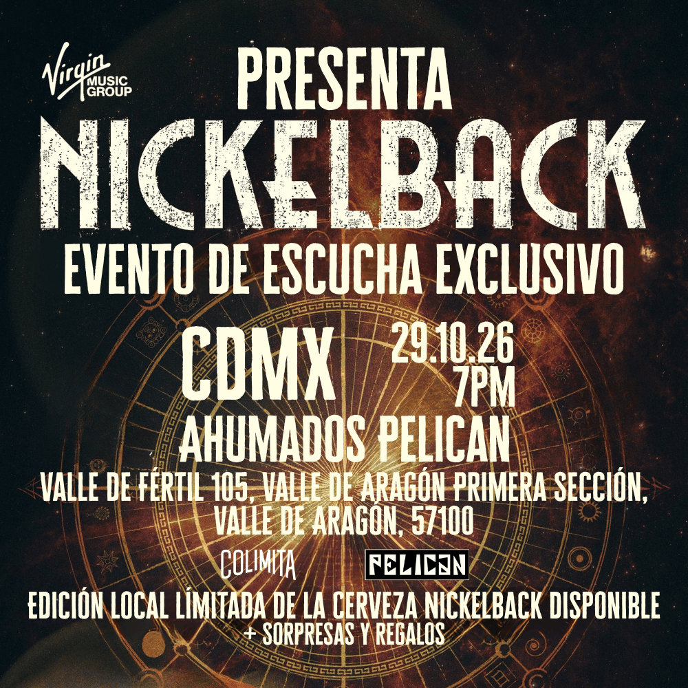 Nickelback: Escucha su Nuevo Álbum en CDMX
