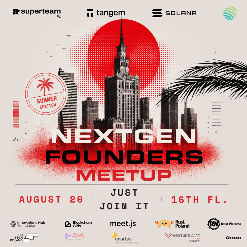 NextGen Founders Meetup Warszawa