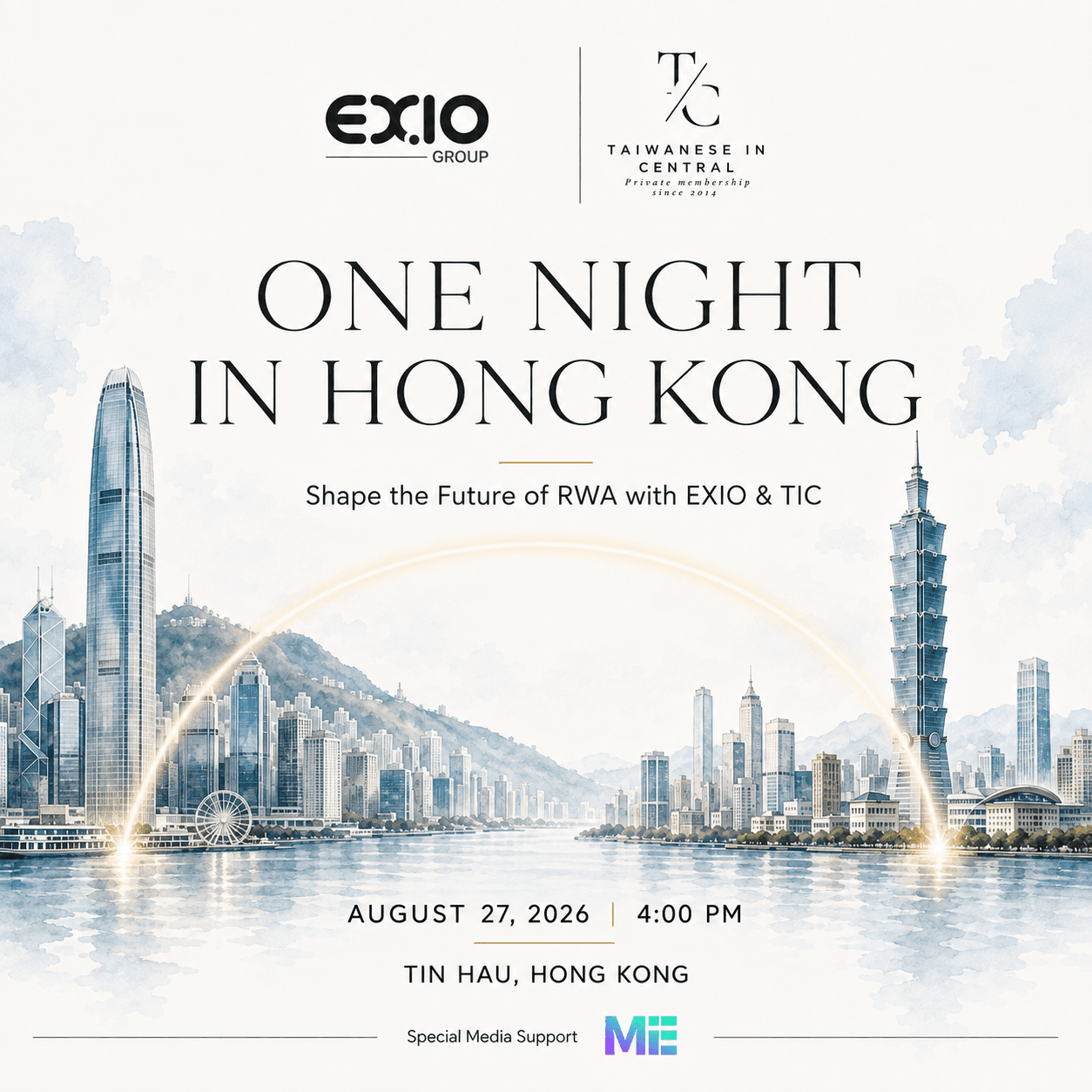 One Night in Hong Kong - Shape the Future of RWA with EX.IO & TIC!