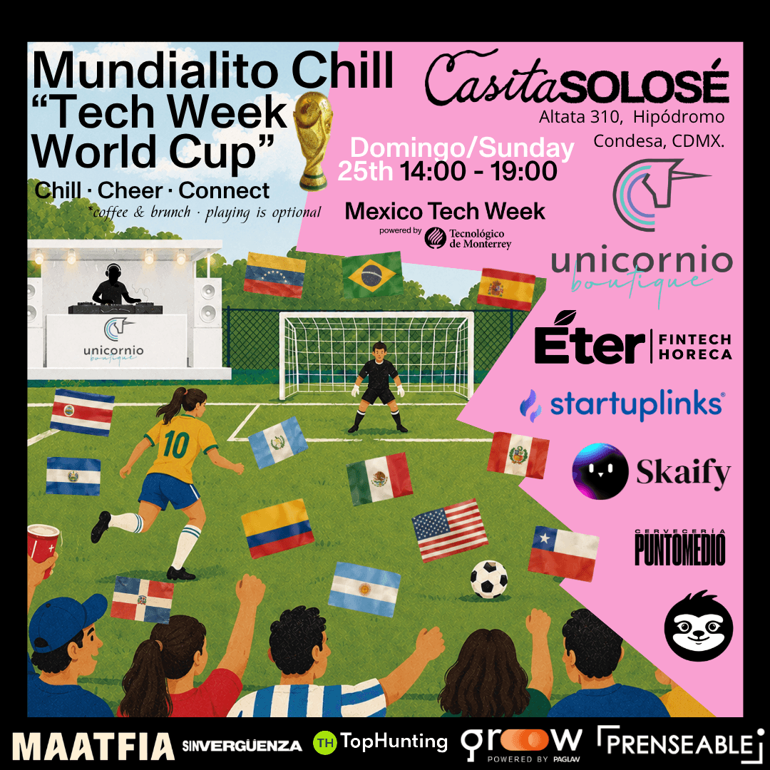 Mundialito "Tech Weeks World Cup" (Chill • Cheer • Connect) - Sunday Brunch & DJ - Playing is Optional