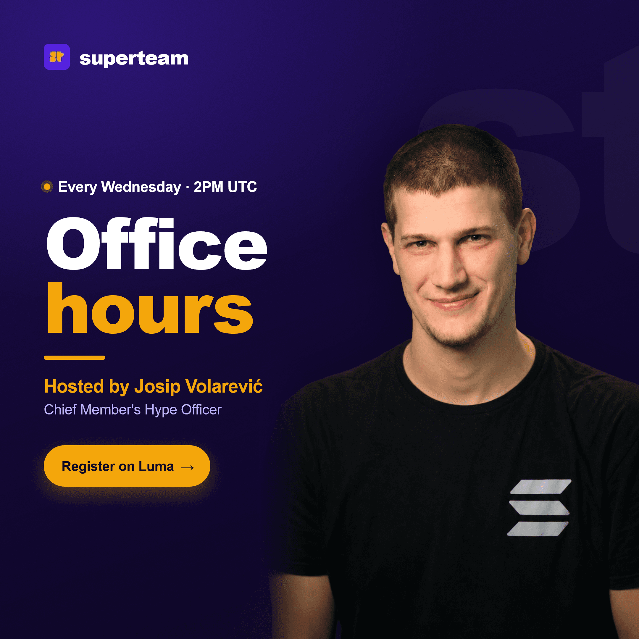 Superteam member office hours