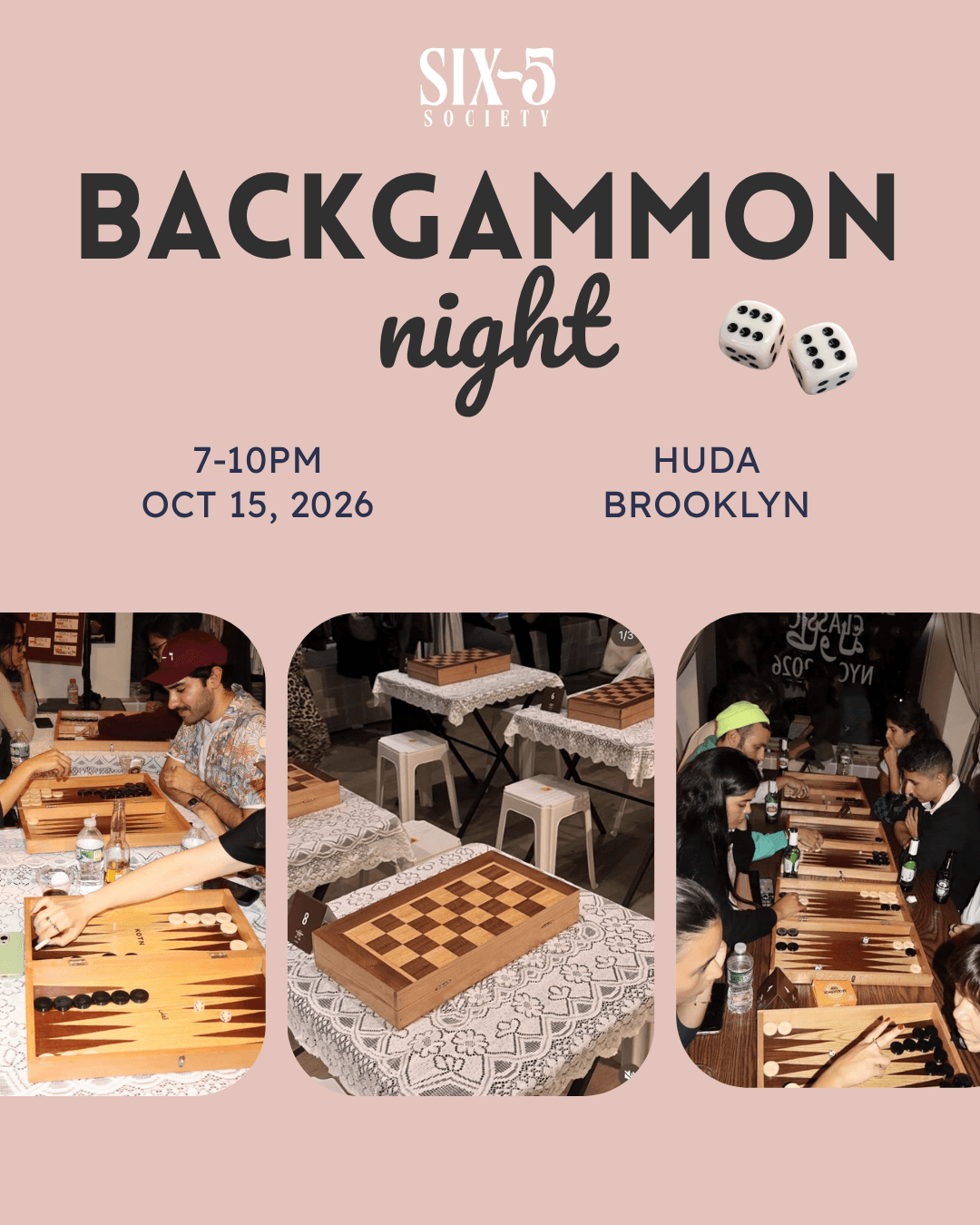 Backgammon Night at Huda (Williamsburg)