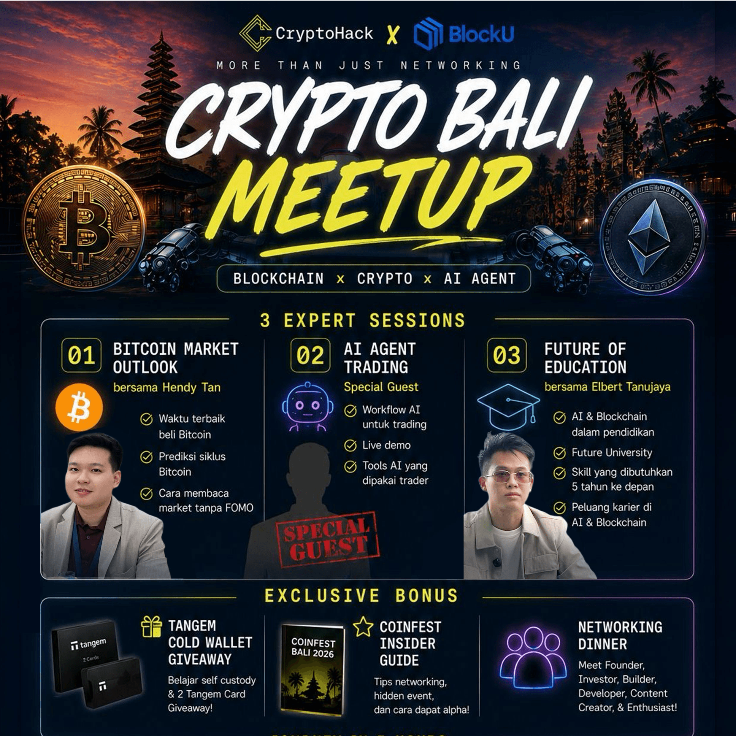 🚀 CryptoHack x BlockU Bali Meetup