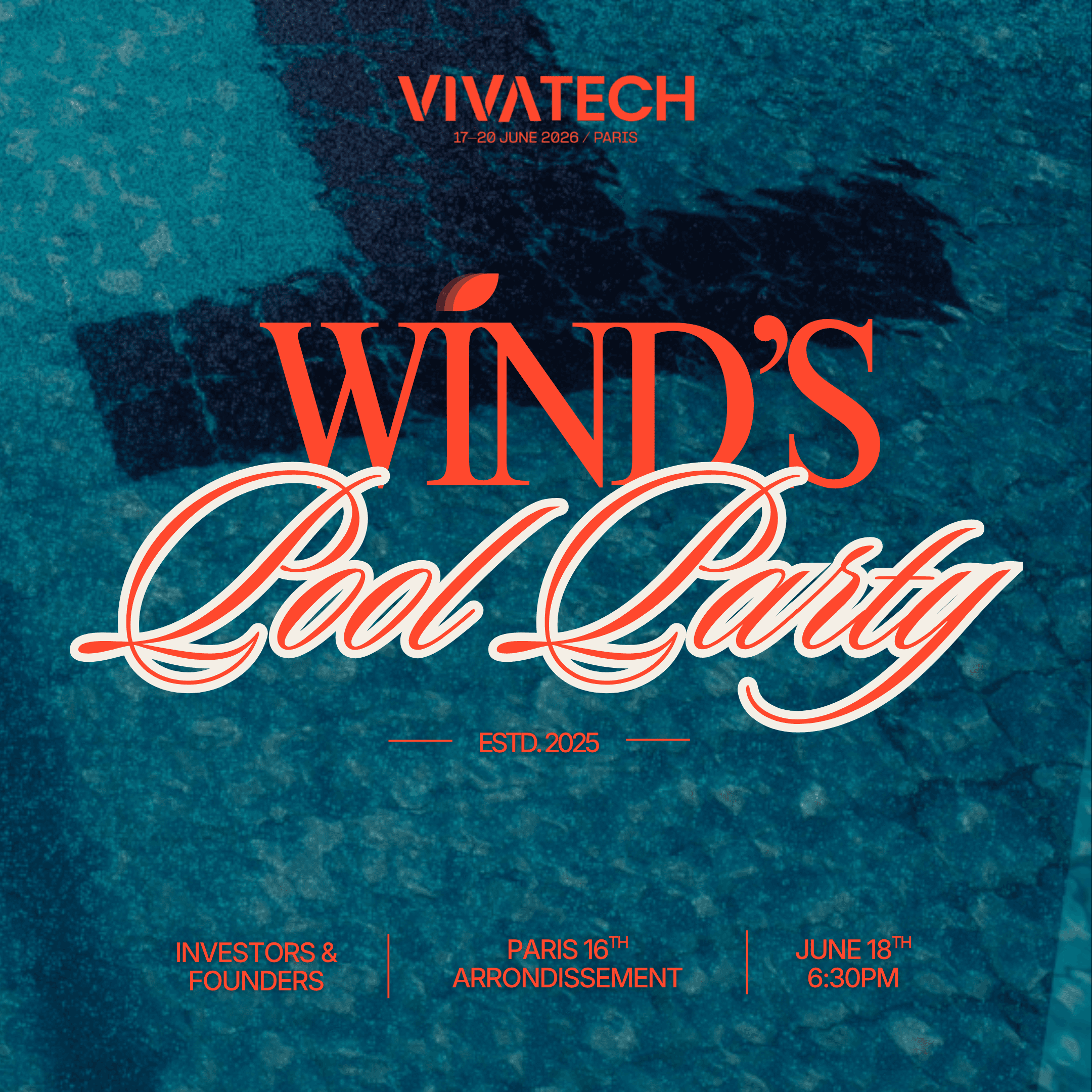 Wind's Pool Party — VivaTech 26' Side-Event