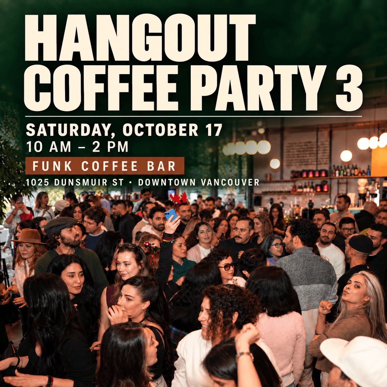 Hangout Coffee Party 3 | Vancouver Coffee & Social
