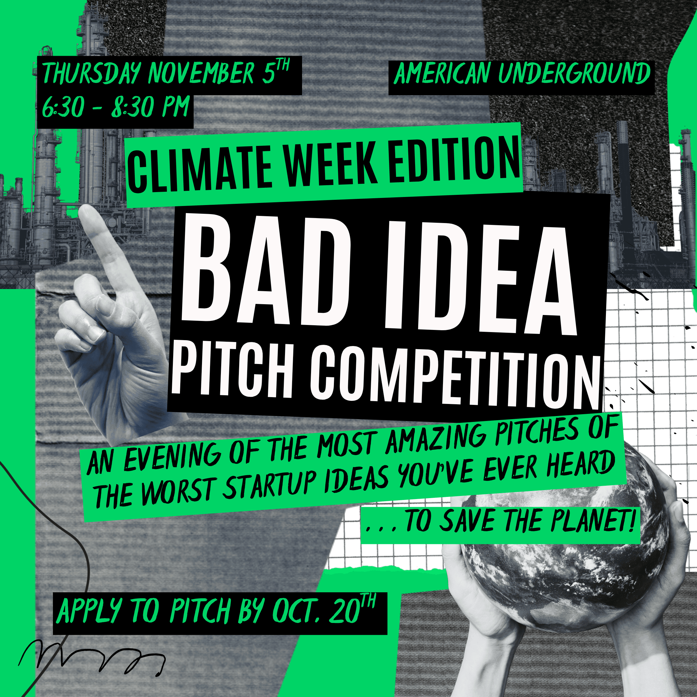 Bad Idea Pitch Competition - Climate Week Edition
