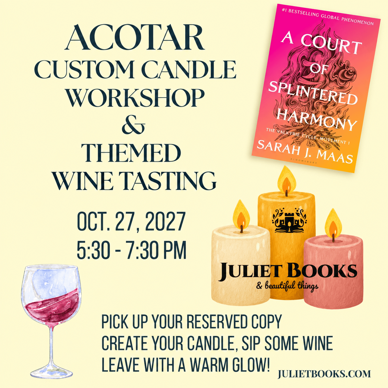 A Court of Splintered Harmony Launch Party