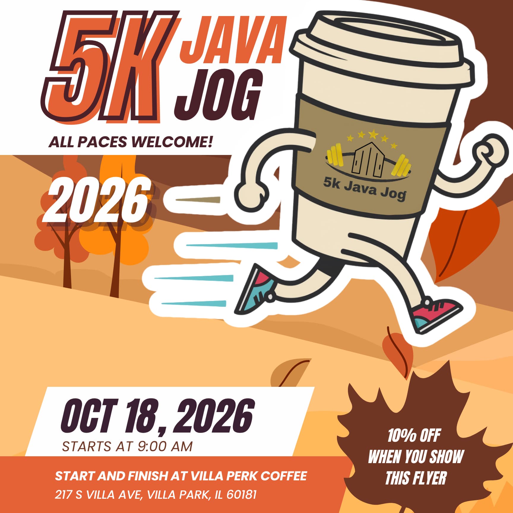 JAVA JOG 5K • 222 FIT