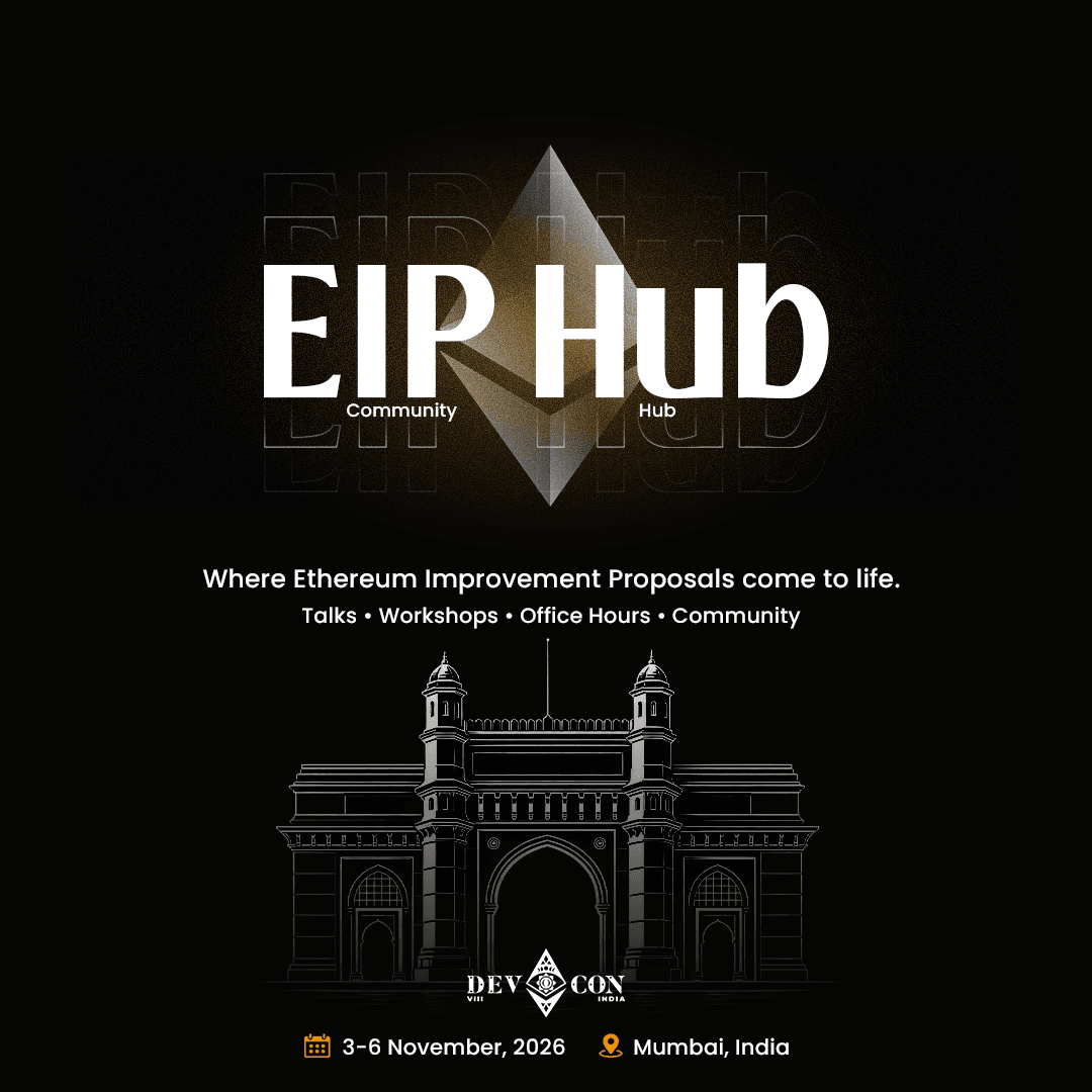 EIP Hub @ Devcon 8 India - Where Ethereum Standards Come Together