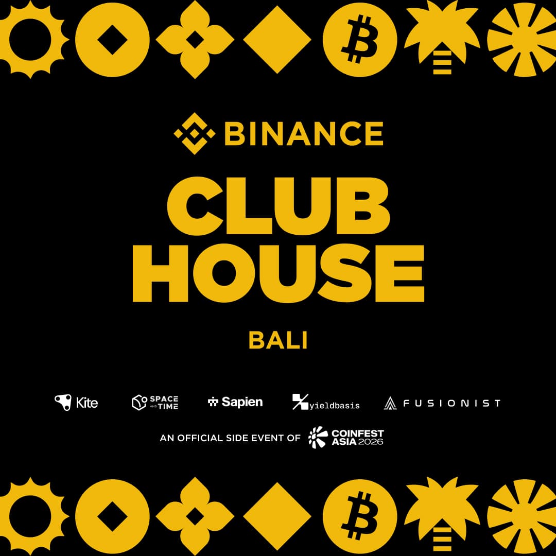 Binance Clubhouse Bali – Official Side Event at Coinfest Asia 2026