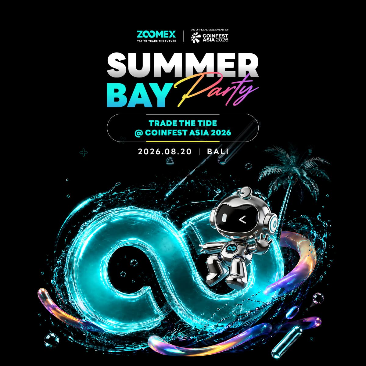 Zoomex Summer Bay Party: Trade the Tide — Coinfest Asia 2026 Side Event