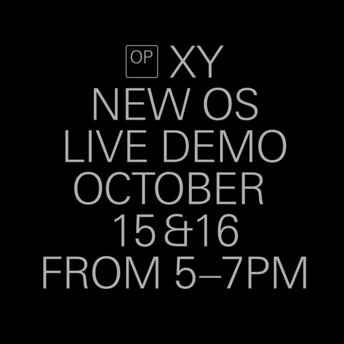 OP–XY live demo (day 2)