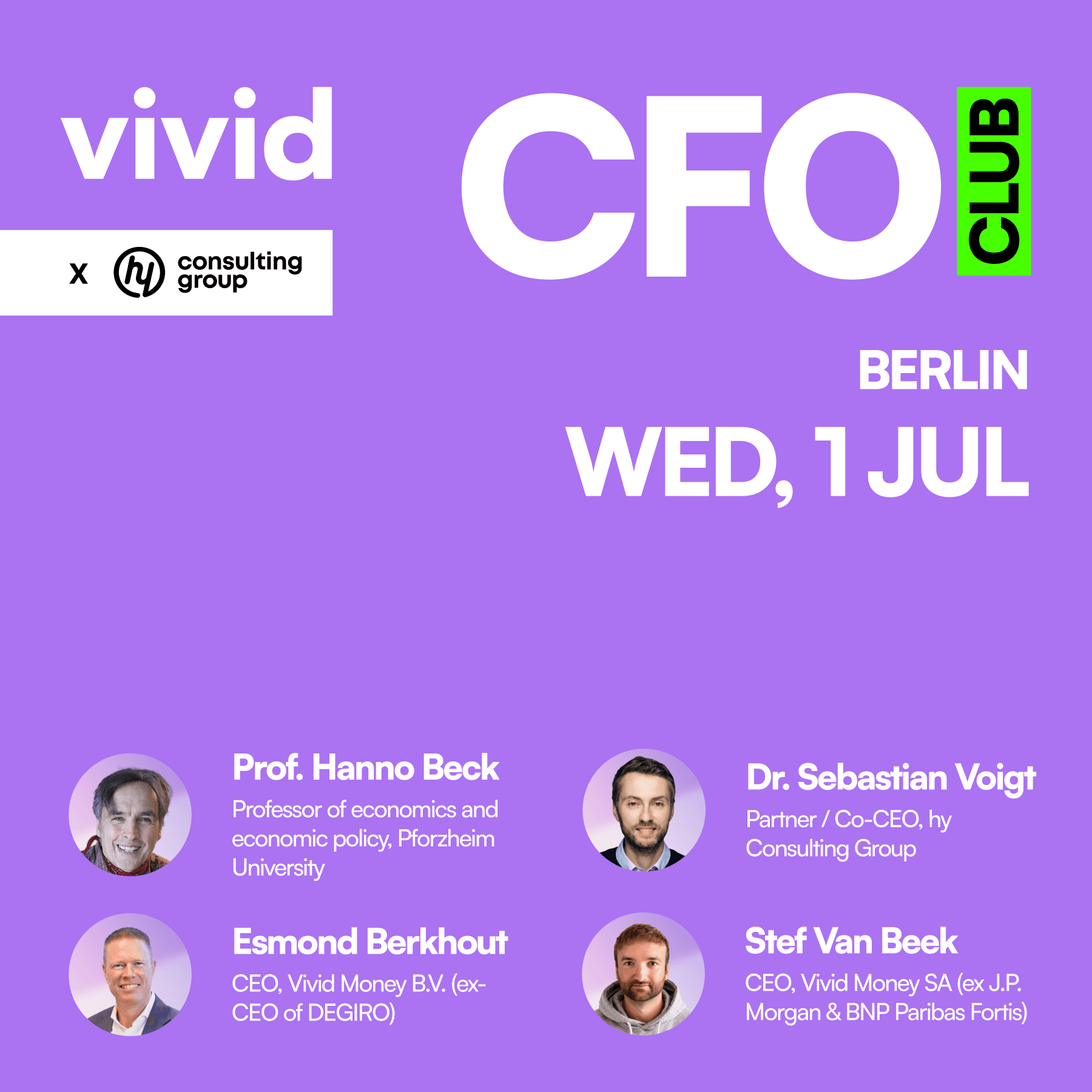 CFO Club Evening/Berlin