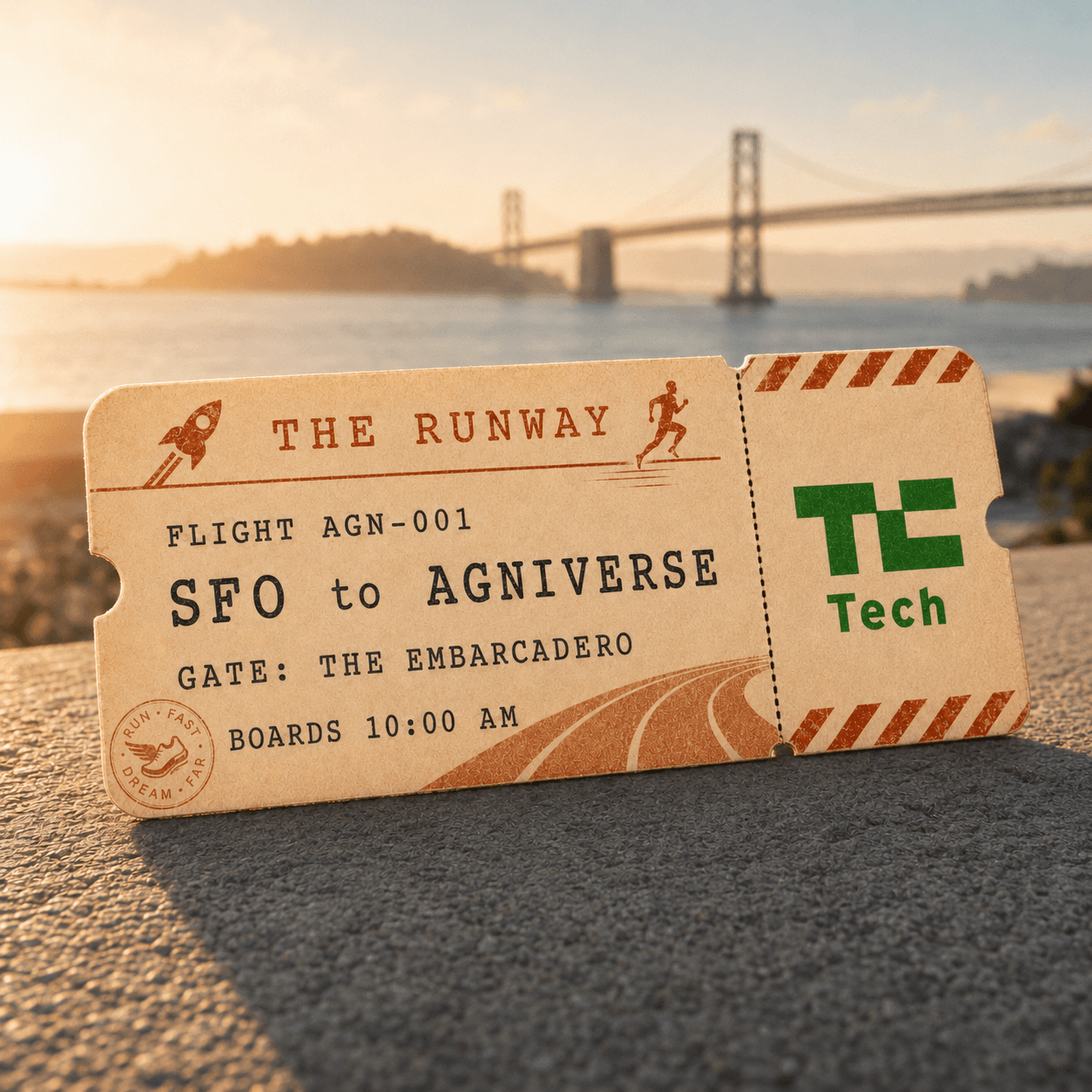 THE RUNWAY 🛫 a morning founder run (An Nayal at TechCrunch Disrupt Week)