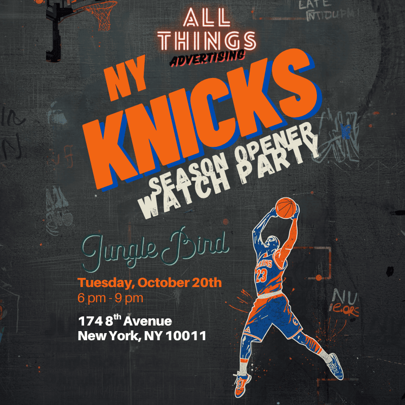 NY Knicks Season Opener Watch Party
