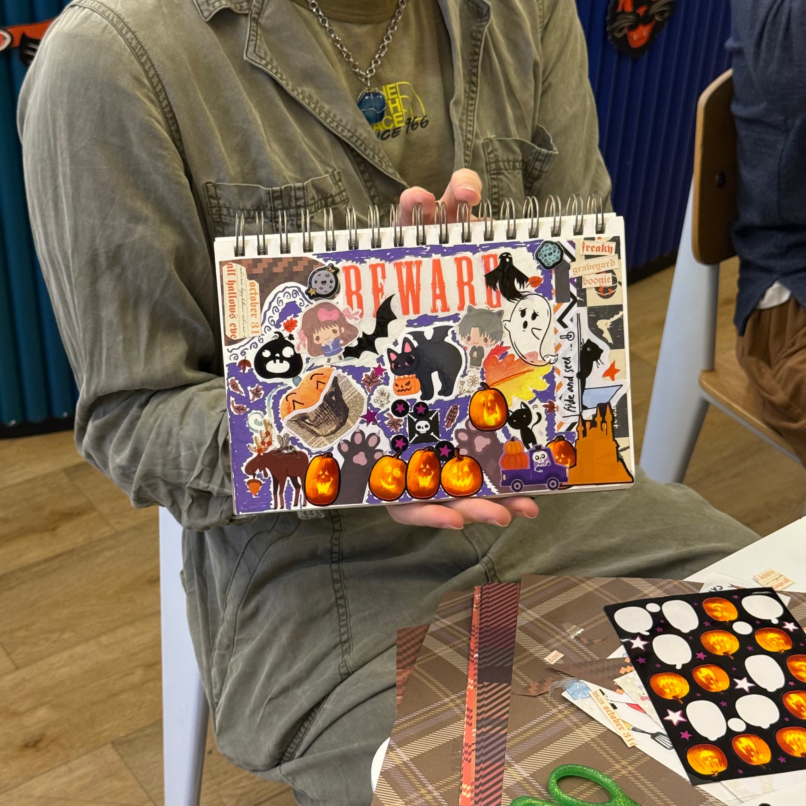 halloween junk journal club w/ lamcha matcha