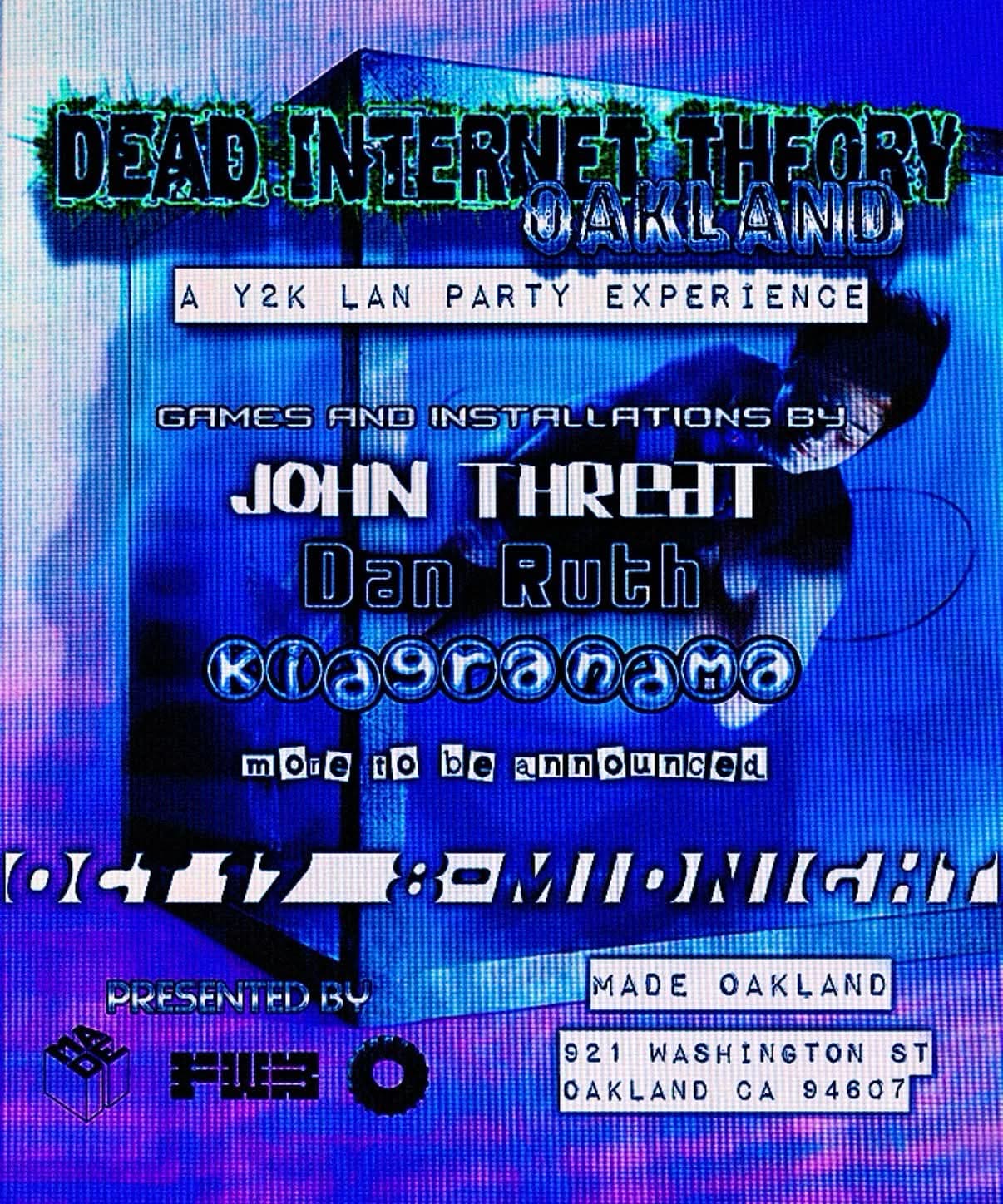 dead internet theory iMac LAN party