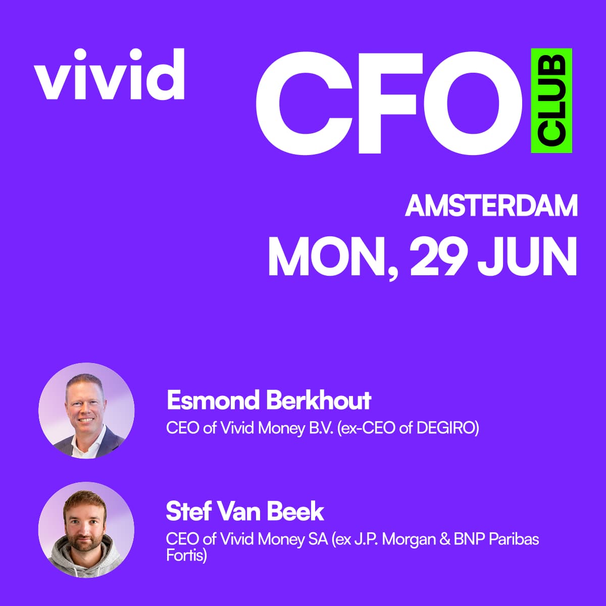 CFO Club Breakfast/Amsterdam